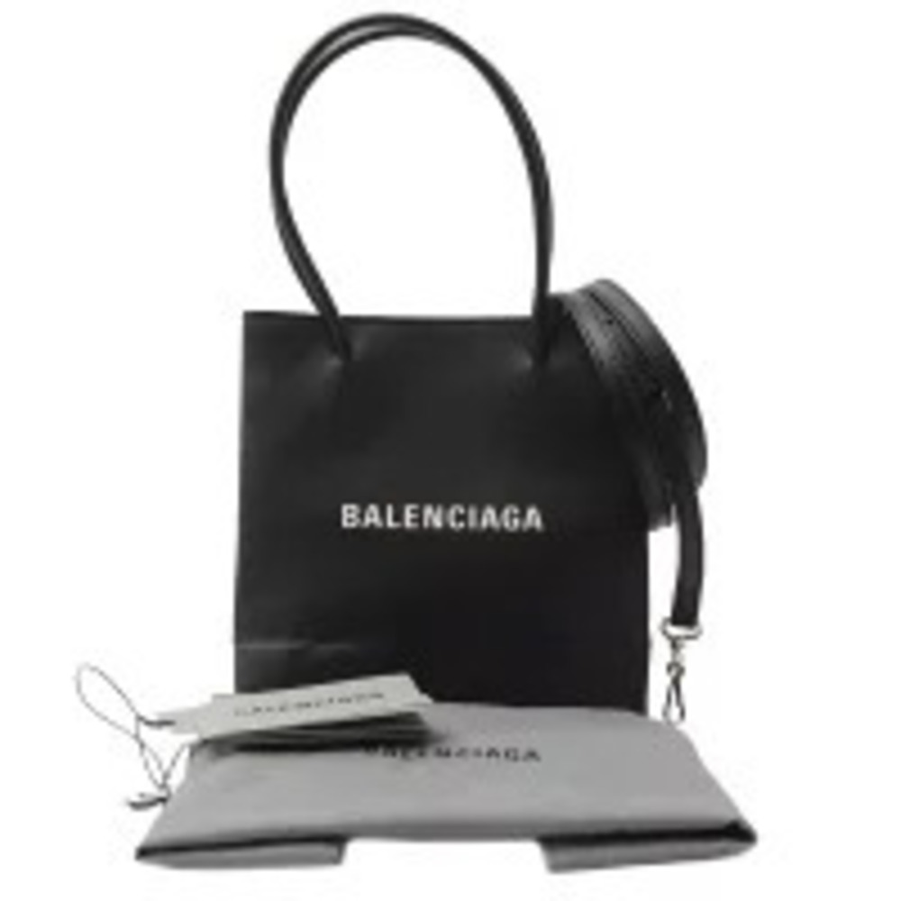 Balenciaga Shopping Tote XXS Leather Bag Black - Picture 10 of 10